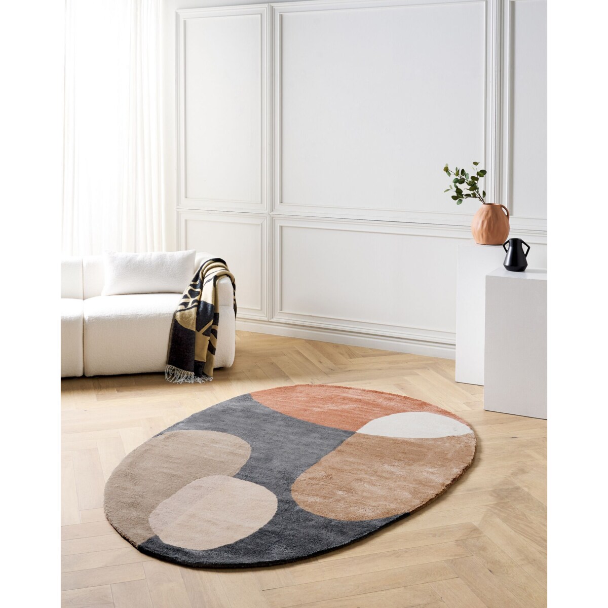 Dywan KAFAR Kolorowy 160 x 230 cm Wiskoza