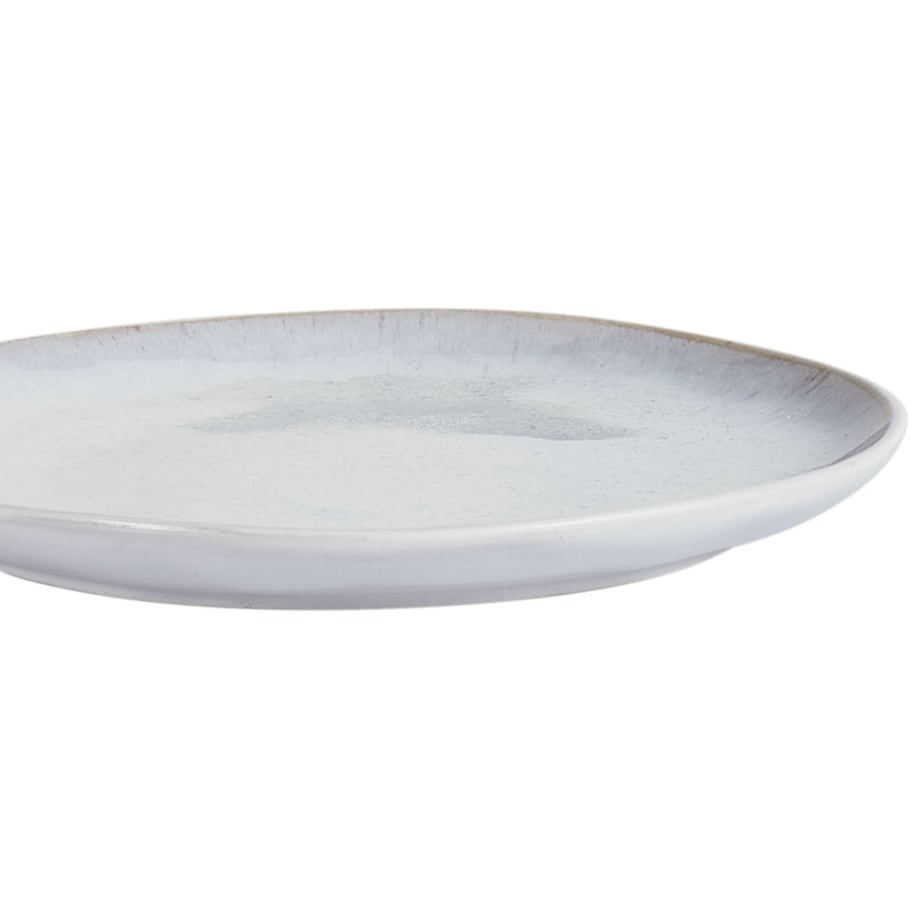 Zestaw 4 małych talerzy SESAME Kamionka Jasnoszary