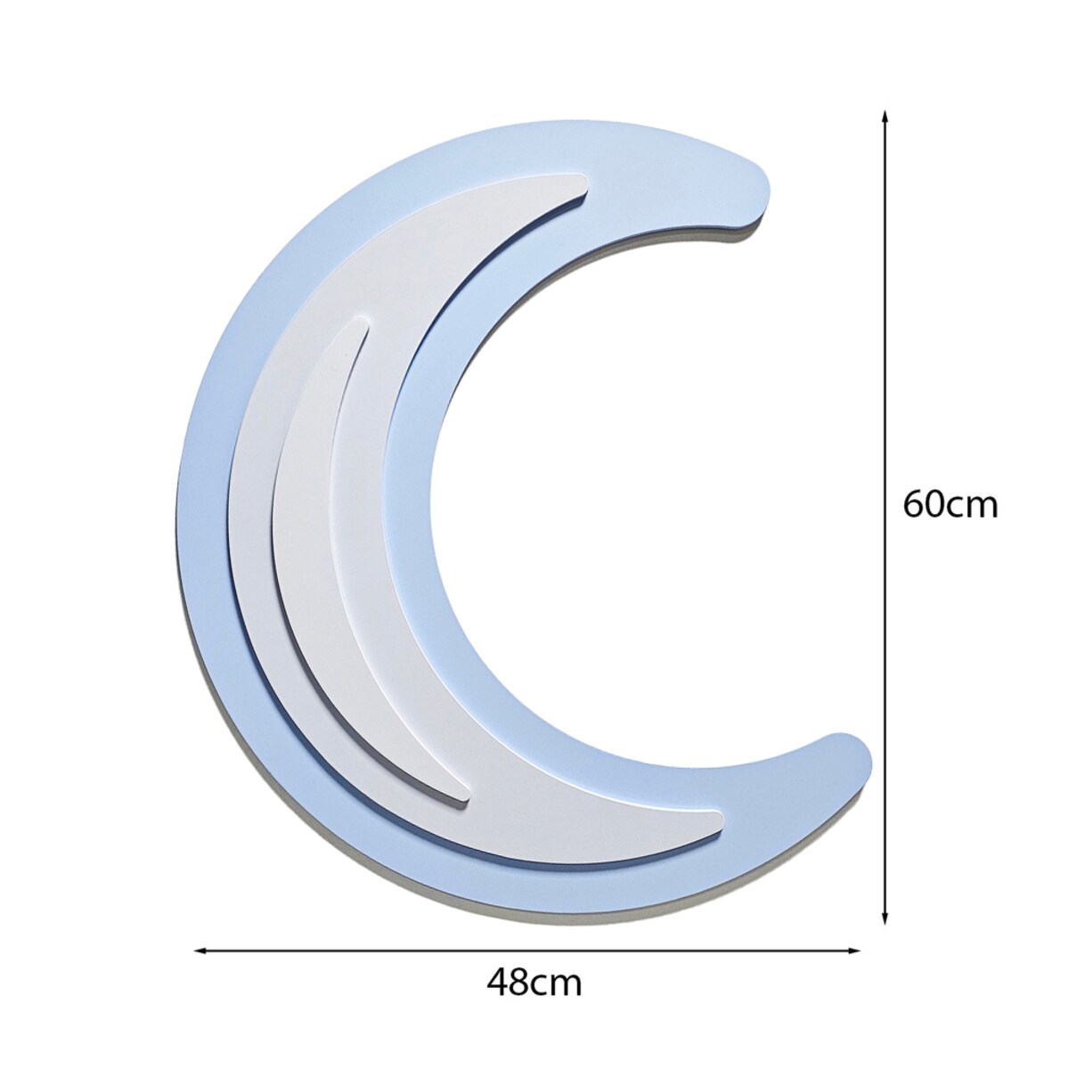 Dekoracja Ścienna Półksiężyc - Ozdoba do Pokoju Dziecięcego