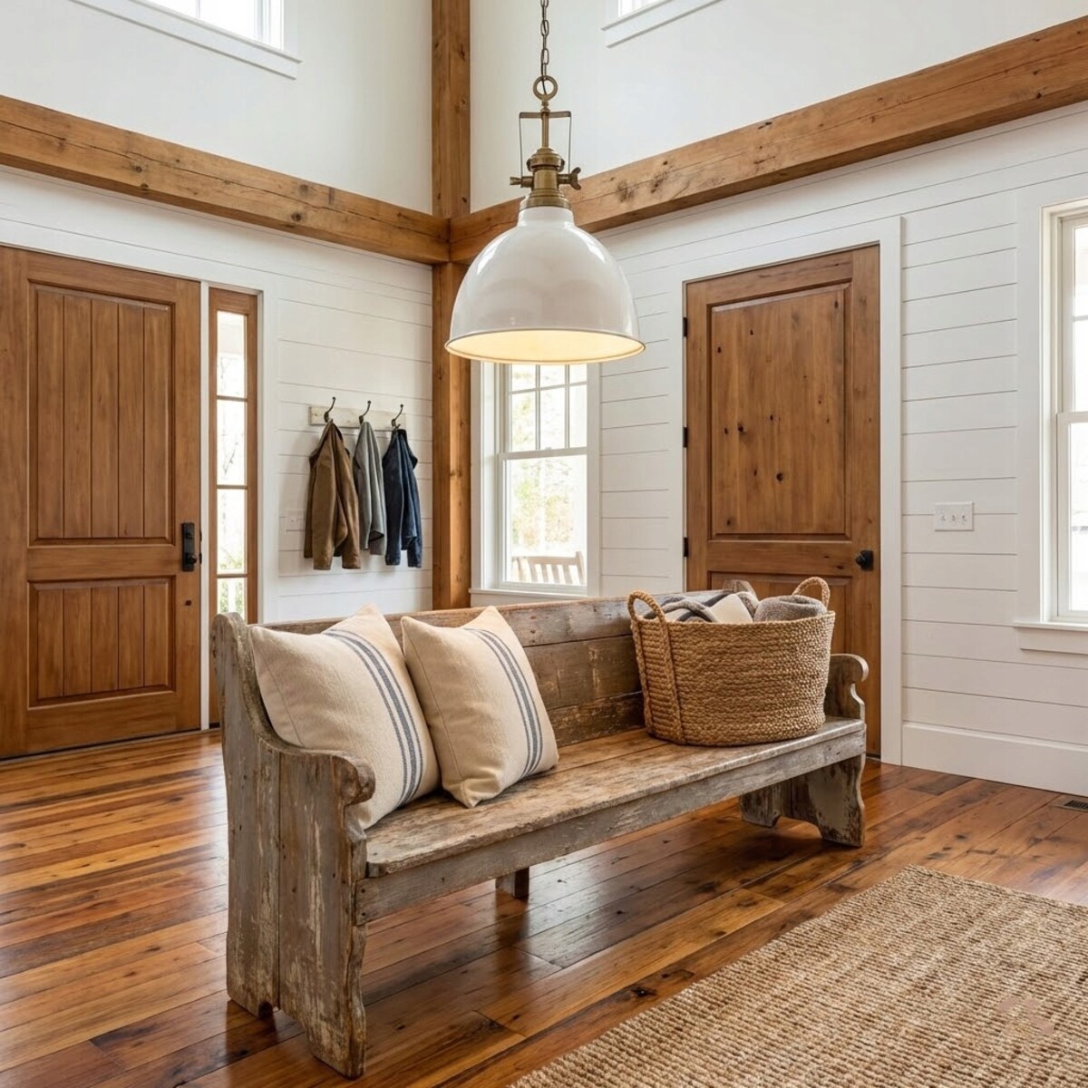 LAMPA SUFITOWA WISZĄCA DUŻA XL NAD STÓŁ WYSPE LOFT BIAŁA 60cm DO SALONU