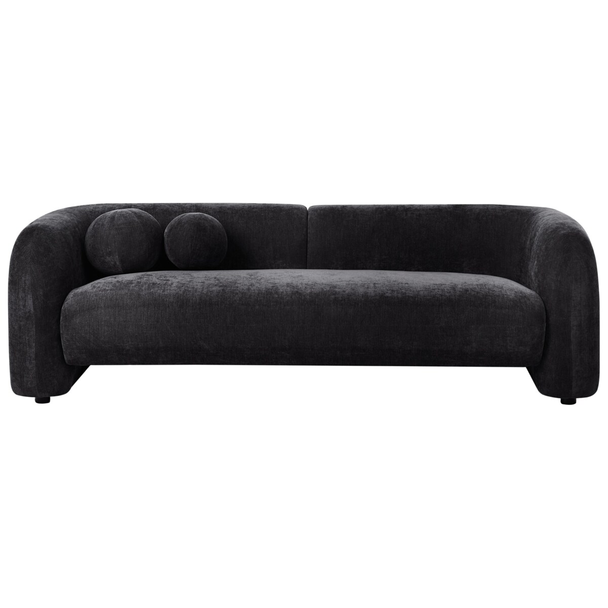 Sofa dla 3 osób LEIREN Czarny
