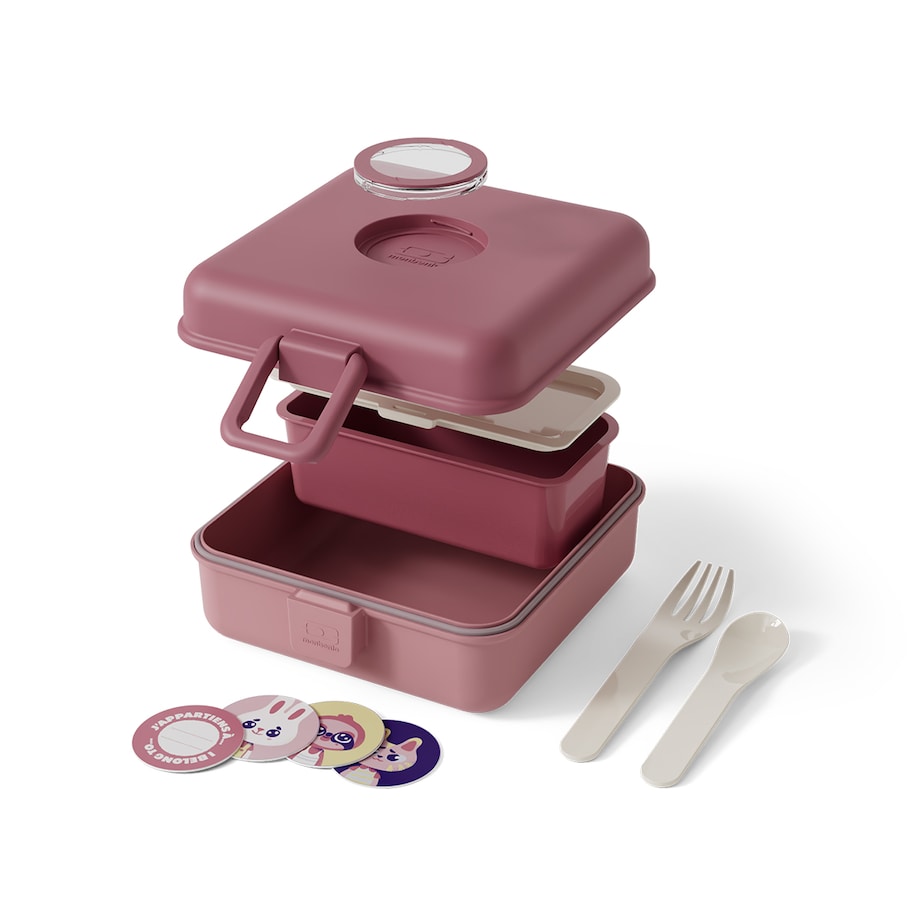 Monbento Snacky lunchbox dla dzieci 0,85 l Pink Blush