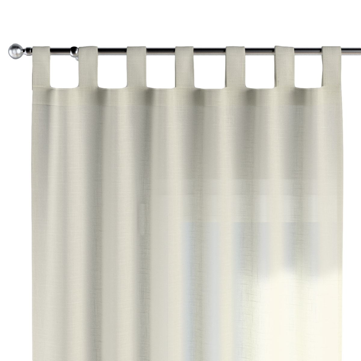 Zasłona na szelkach 1 szt. 130x260 prześwitujący ecru