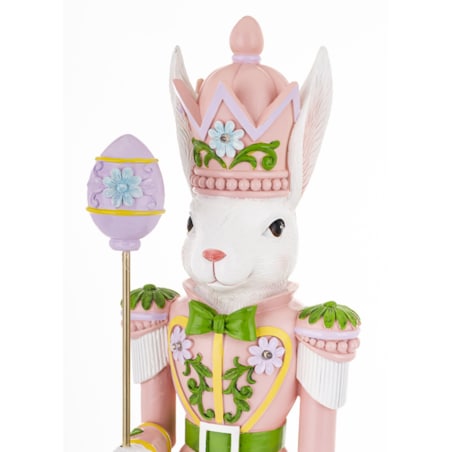 Figurka - Króliczka w różowym mundurku 62x17,5x14,5 cm SOLDATA-2 LED