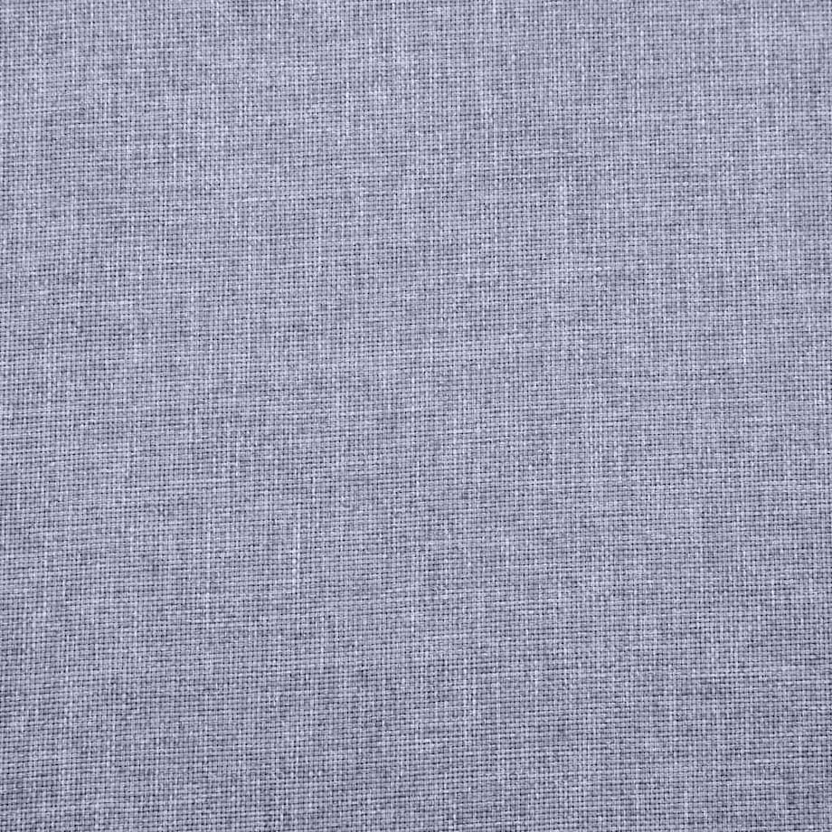 vidaXL Sofa 2-osobowa, materiałowa, jasnoszara