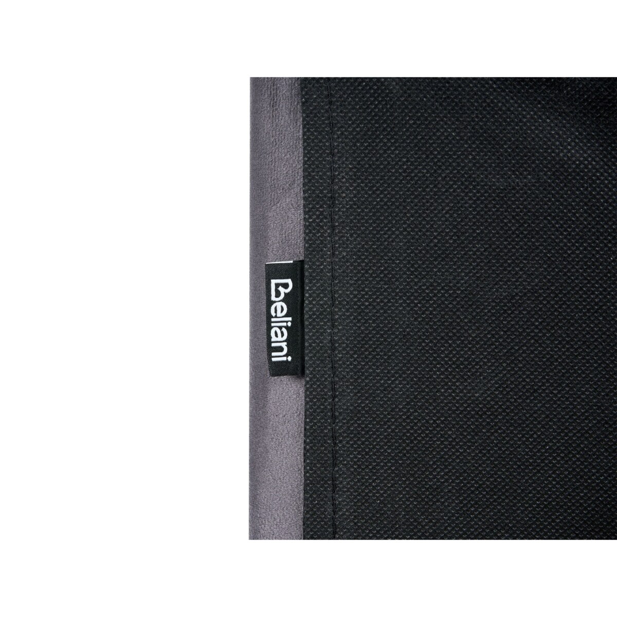 Łóżko wodne Welur ROUEN 180 x 200 cm Ciemnoszary