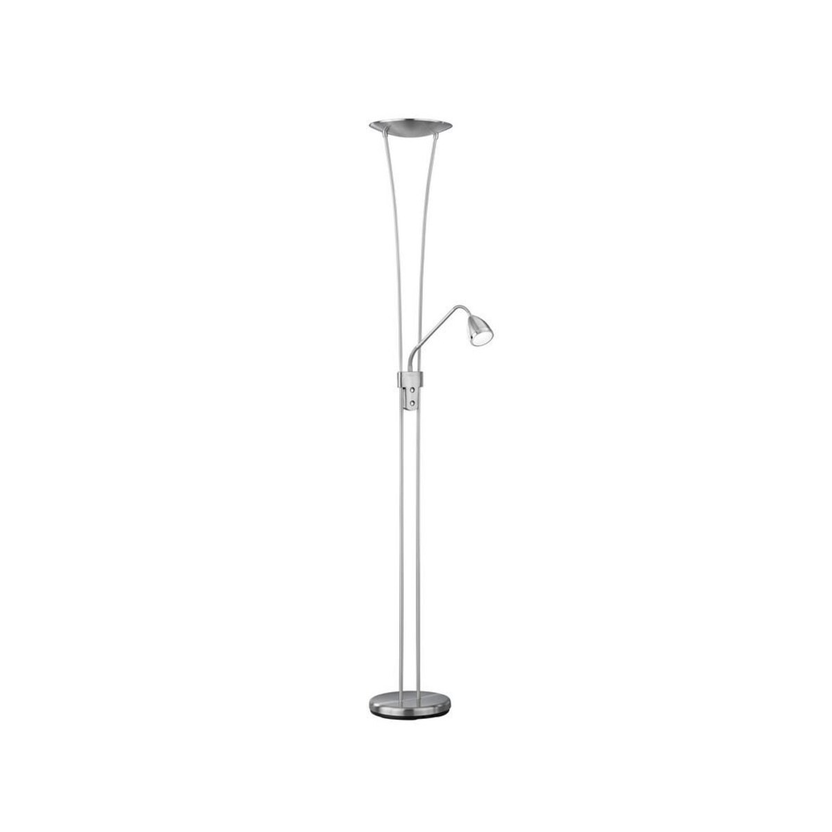 Lampa podłogowa LED Trio ARIZONA 20W/5W czarna nowoczesna 426410207