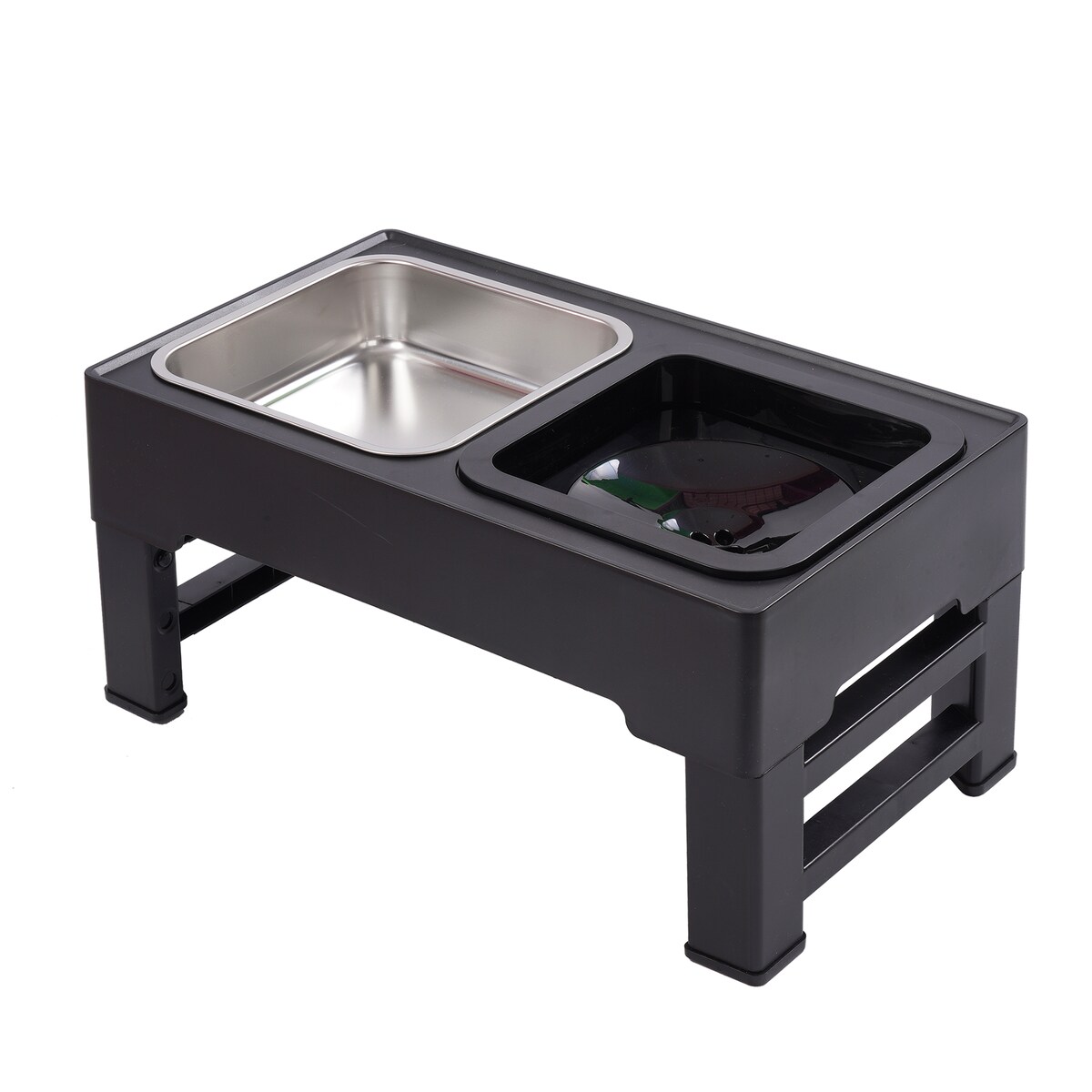Zestaw 3 Misek Z Regulacją Wysokości Dla Zwierząt Nierozlewające Kot Pies