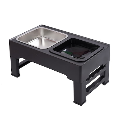 Zestaw 3 Misek Z Regulacją Wysokości Dla Zwierząt Nierozlewające Kot Pies