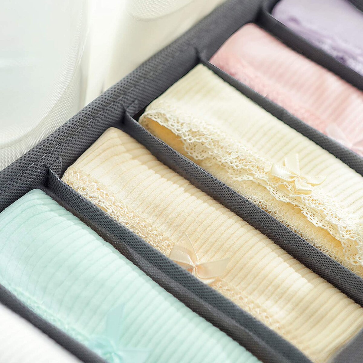 Organizery Na Bieliznę Przegrody Zestaw Szary
