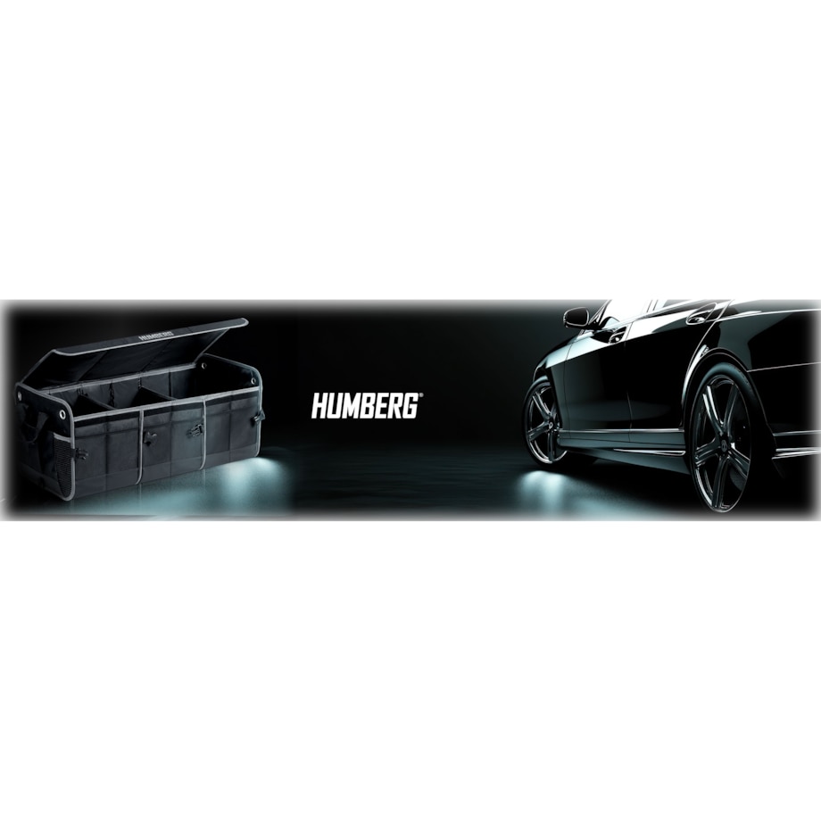 Organizer torba do bagażnika samochodu auta kufer usztywniony skrzynia na rzepy Humberg