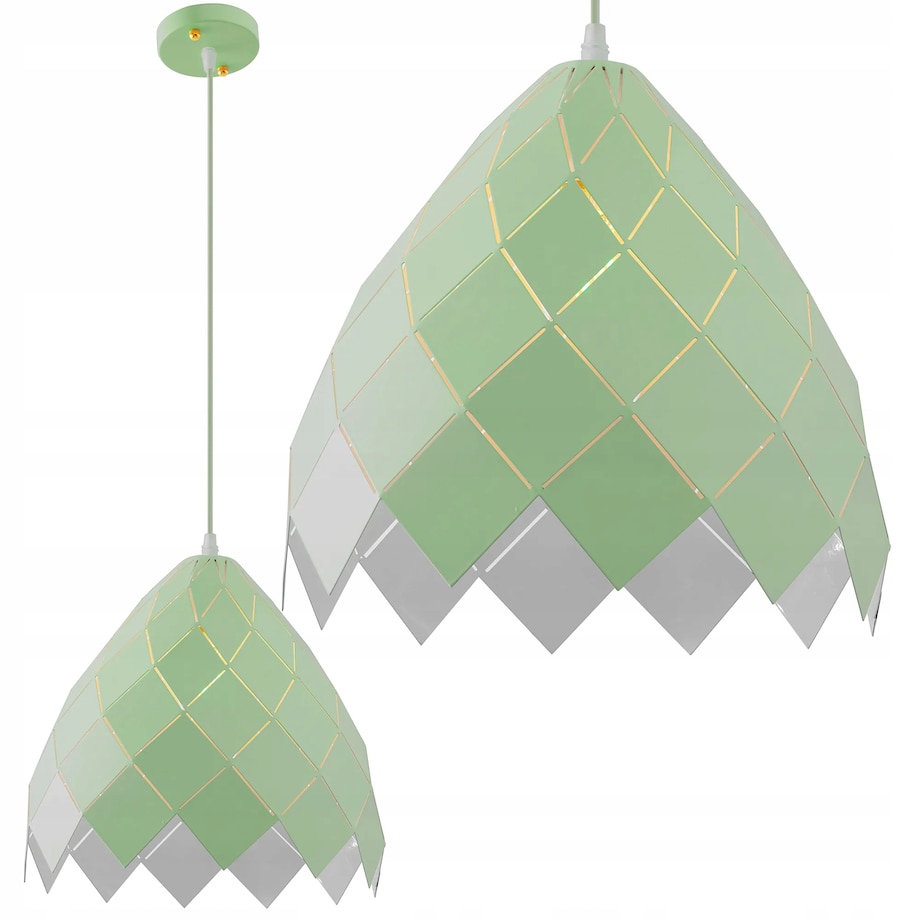 Lampa Sufitowa Wisząca App339-1Cp Zielona