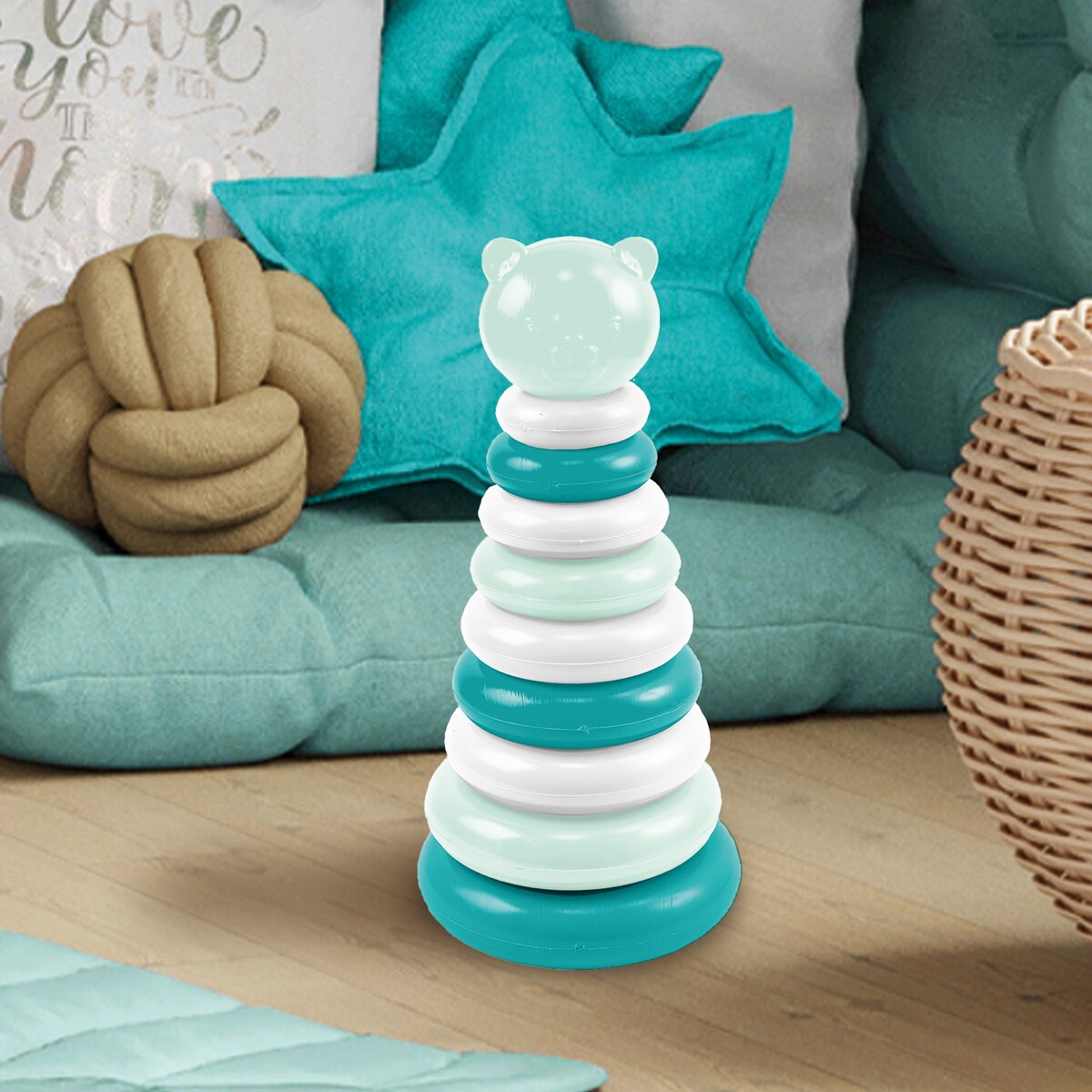 Szmaragdowa Komnata Misiowa piramidka 11 el.