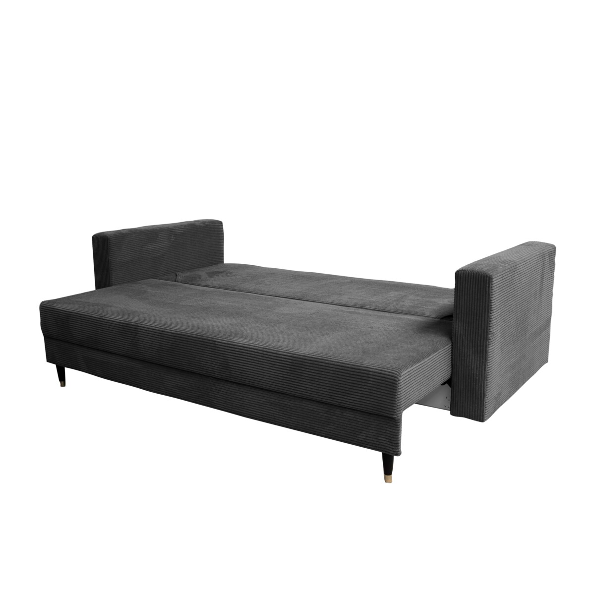 Sofa SONTI rozkładana w tkaninie poso- szara