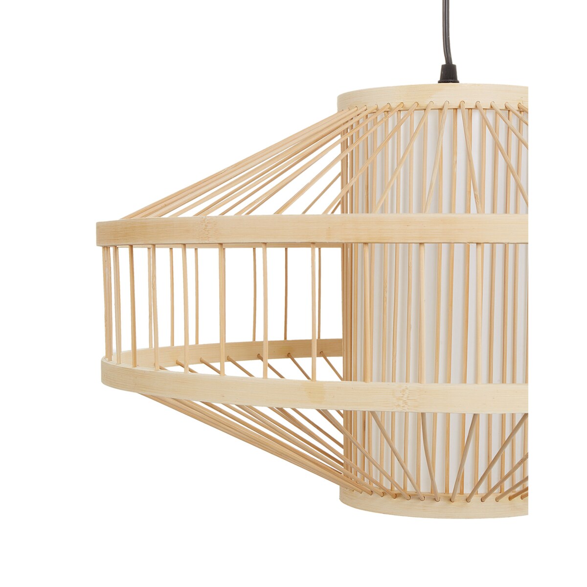 Lampa wisząca bambusowa naturalna KARAJ