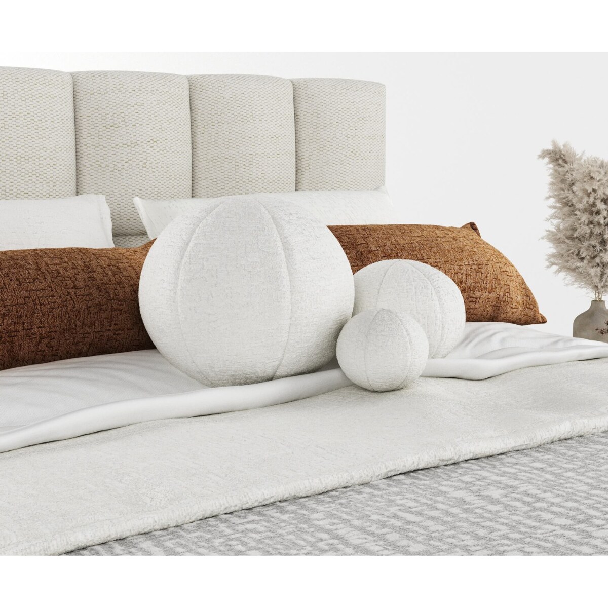 Poduszka HAPPY PILL 13 cm Biała