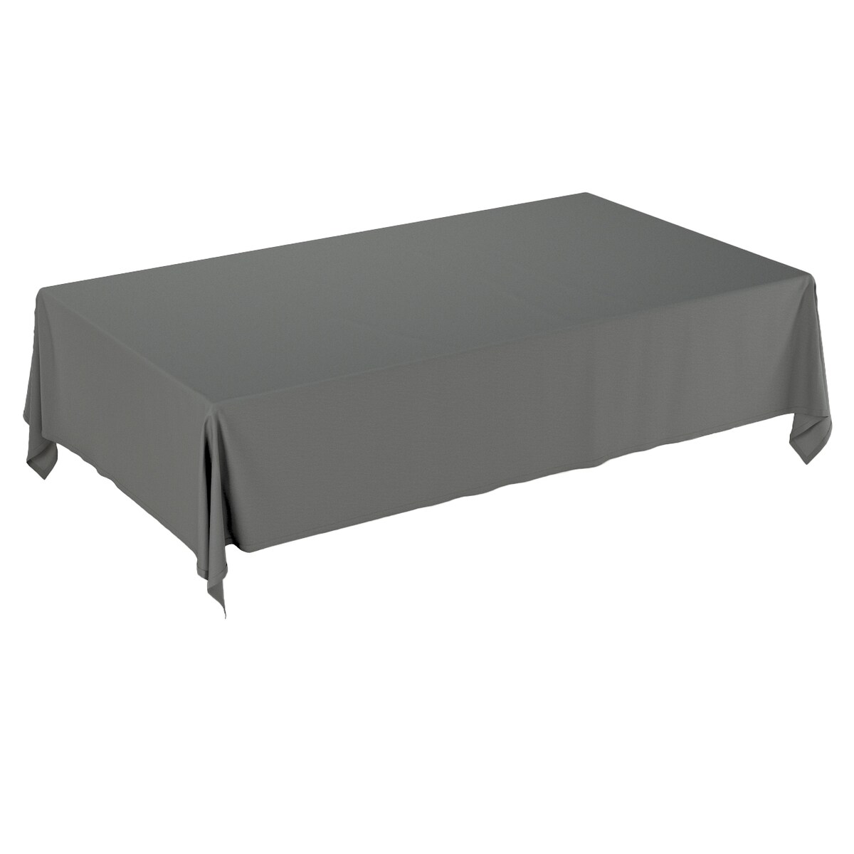 Obrus prostokątny 130 x 130 cm szary