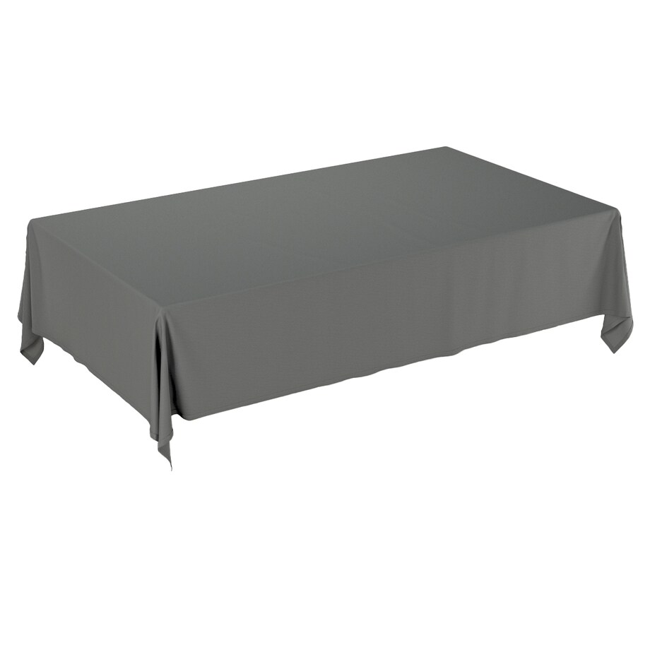 Obrus prostokątny 130 x 130 cm szary