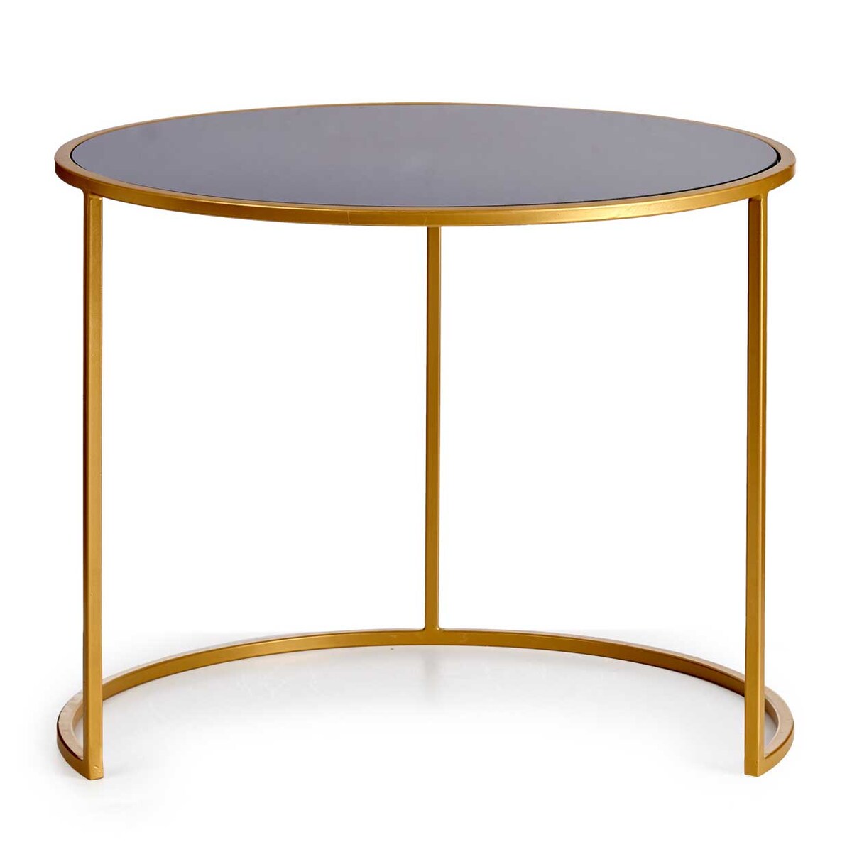 Zestaw stolików kawowych do salonu LUVO, metal, 2 sztuki