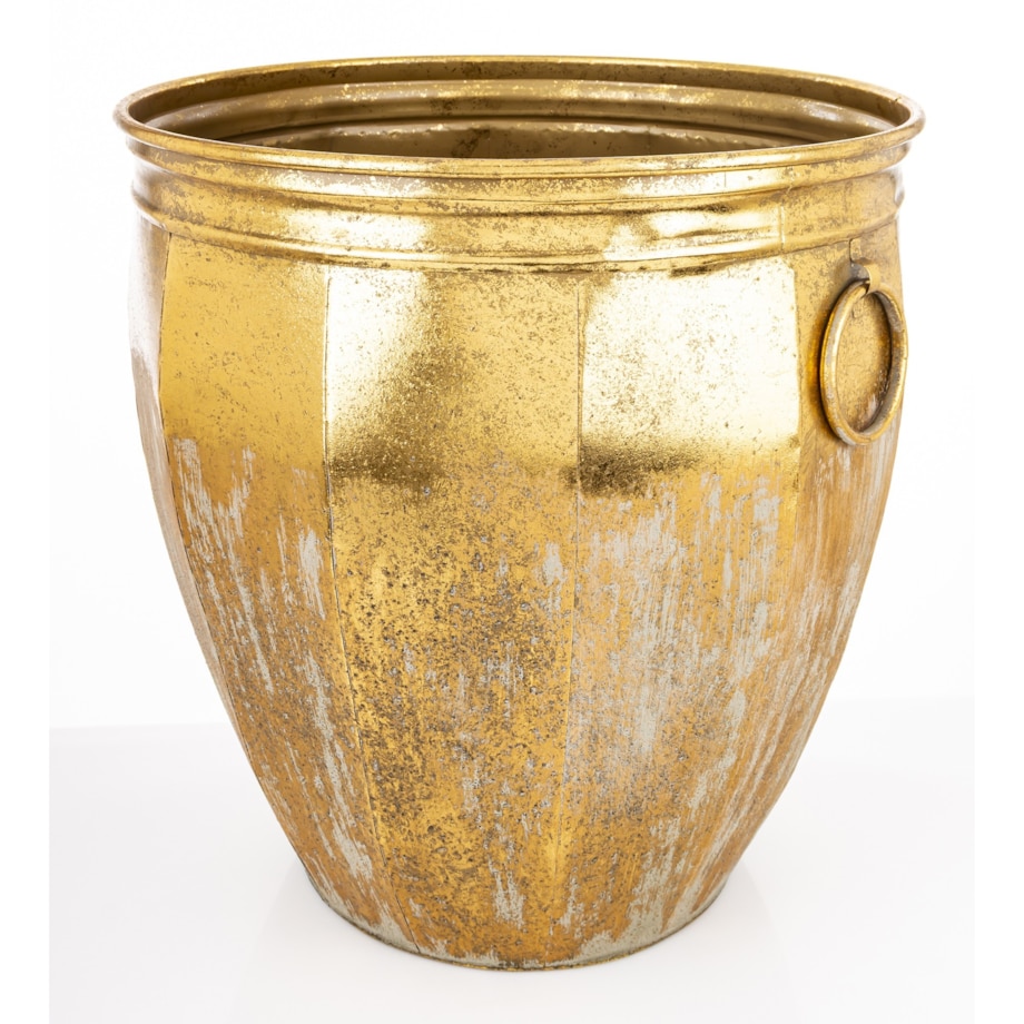 Osłonka metalowa 3 szt. 43,5x41x41 i 39x36x36 i 36x31x31 cm ANVLOP-2 złota