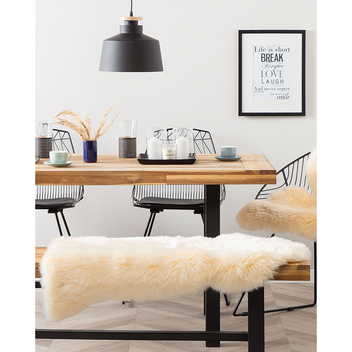 Skóra owcza beżowa ULURU