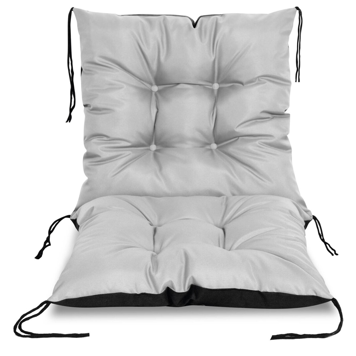 Poduszka Ogrodowa Na Krzesło Fotel 50X50X50 Cm Wodoodporna Pikowana Wiązana