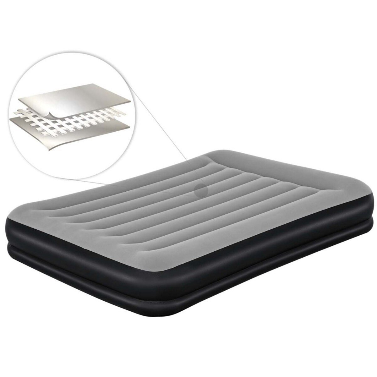 Materac dmuchany z wbudowaną pompką dwuosobowy Bestway 67725