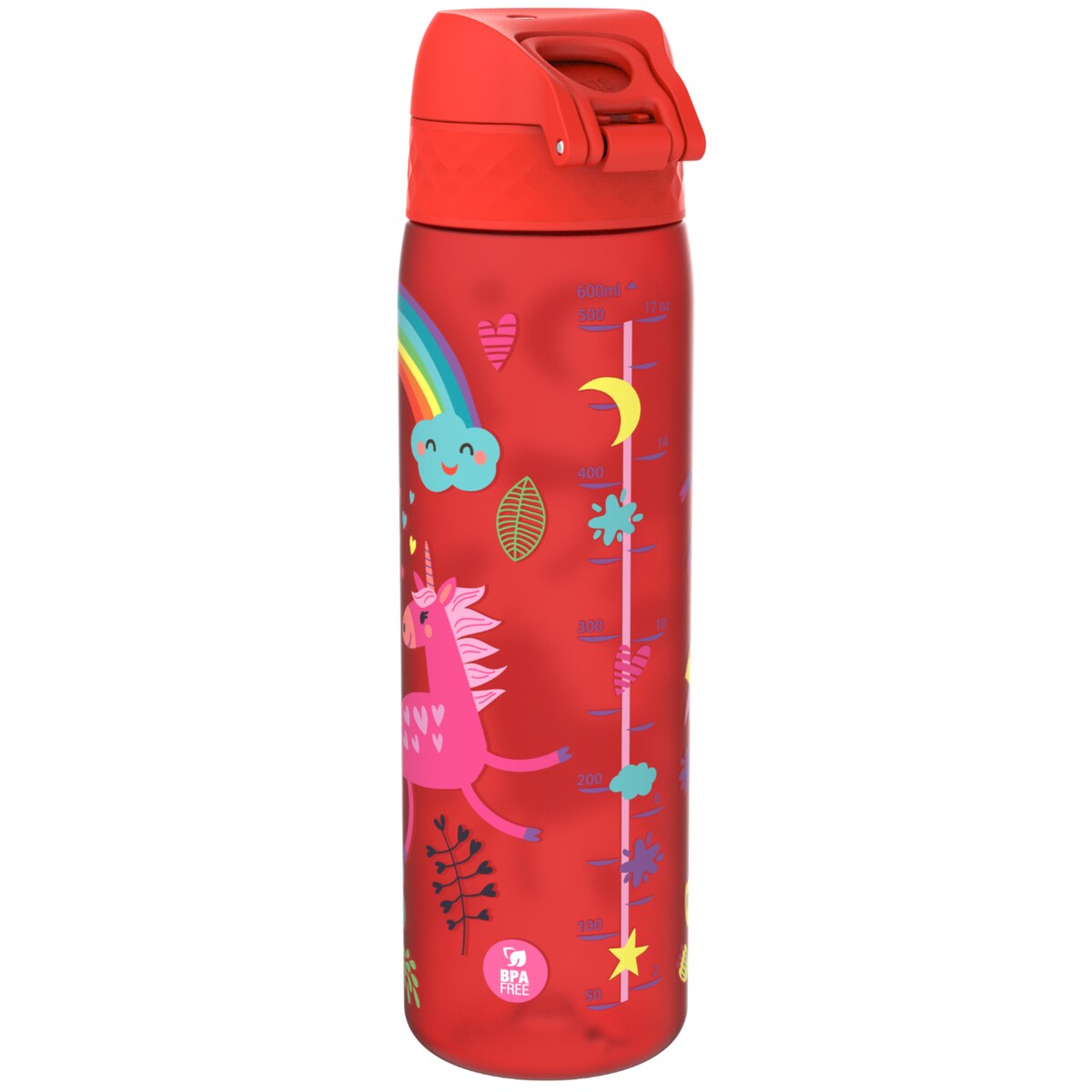 Butelka ION8 I8RF500PRUNIC Unicorns (Red)
