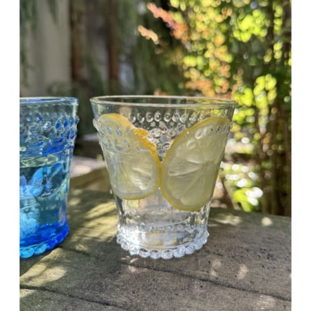 VILLA ITALIA Szklanka niebieska 250 ml MODERN