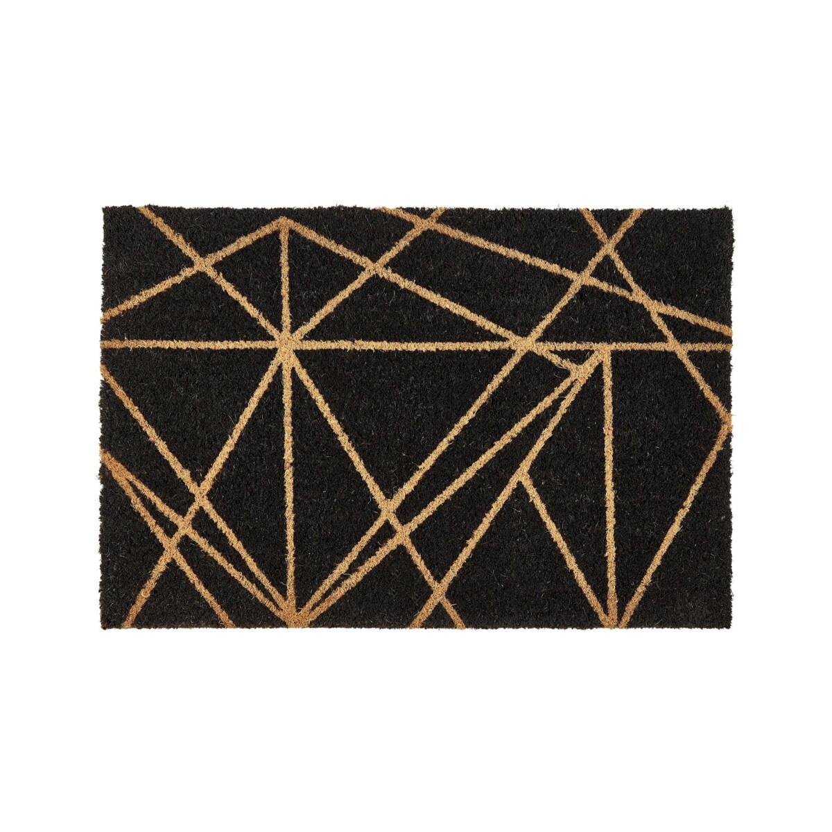 Wycieraczka KISOKOMA 40 x 60 cm Włókno kokosowe Czarny