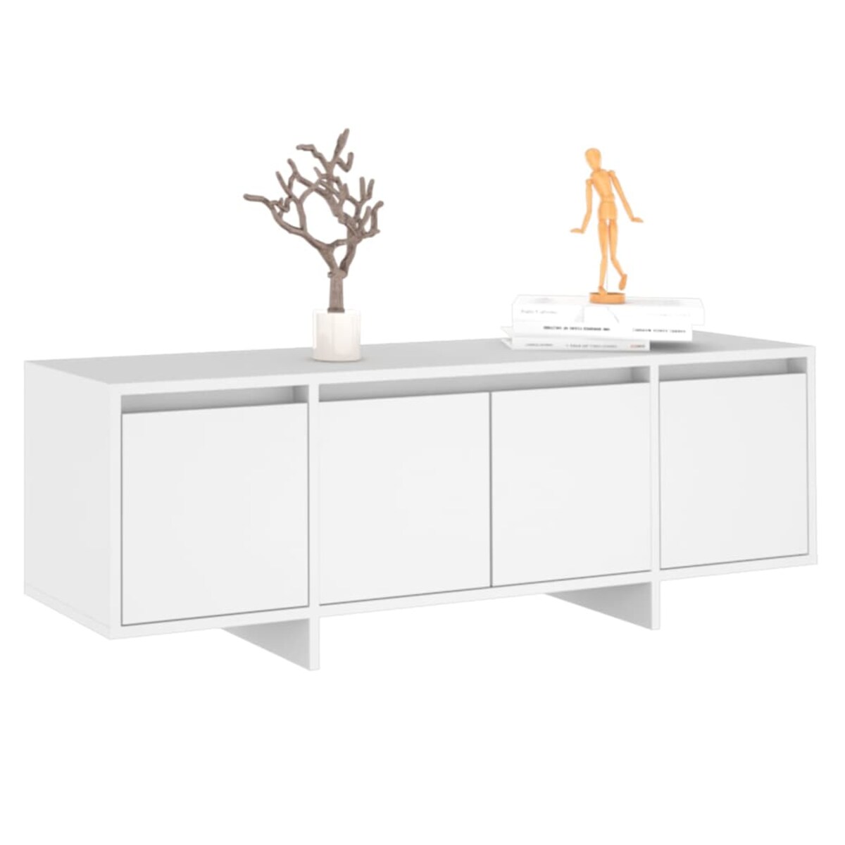 vidaXL Szafka pod TV, biała, 120x30x40,5 cm, materiał drewnopochodny