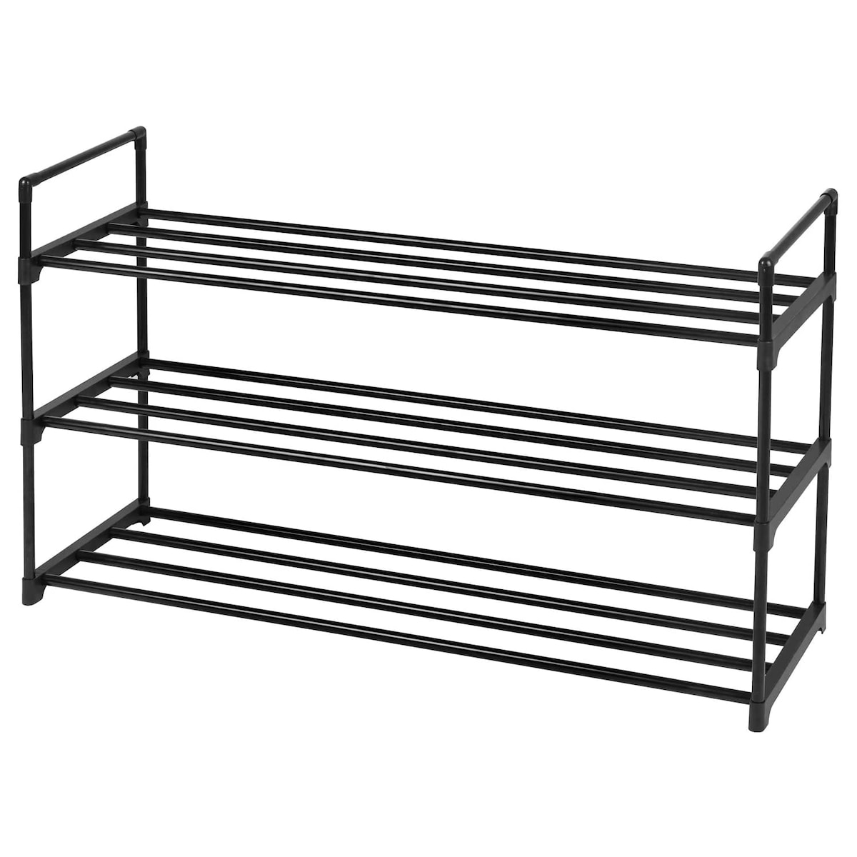 Szafka Na Buty, Czarny, nowoczesny design, 92X30X54 Cm