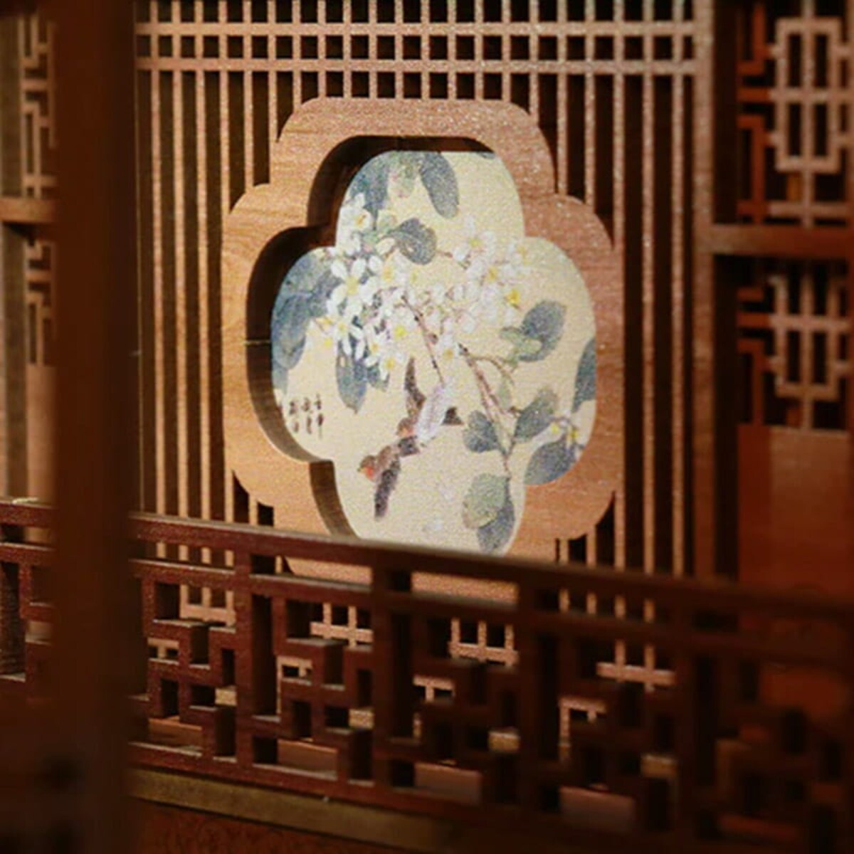 Miniaturowy domek Book Nook - Kwiat jaśminu Dynastii Qing - CuteBee