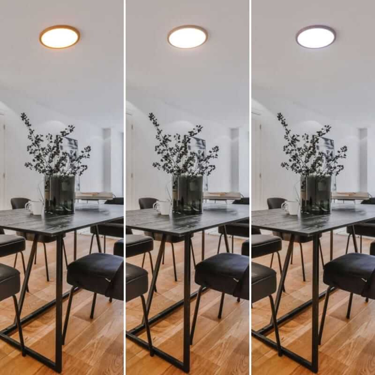 Ledowy plafon Maze ABR-PLO-OCED-24W Abruzzo 24W 3000-6000K biały drewniany