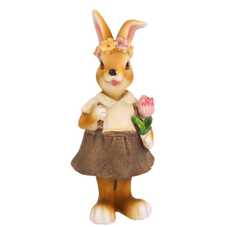 Zając ceramiczny wielkanocny figurka na Wielkanoc