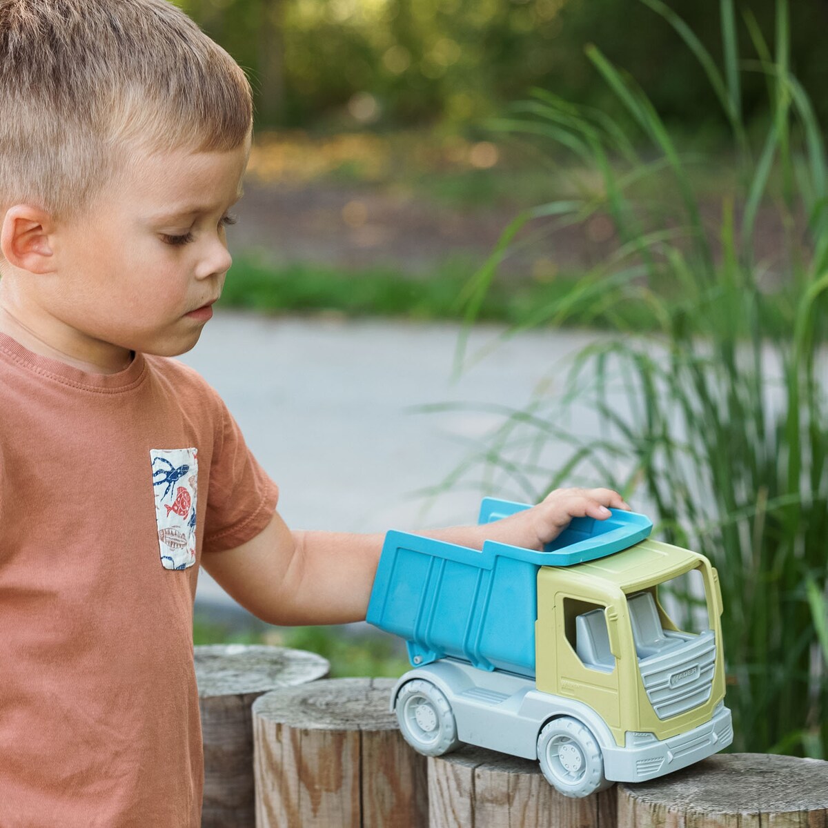 Replay Tech Truck Wywrotka Zabawka Pojazd Dla Dzieci Zabawka WADER
