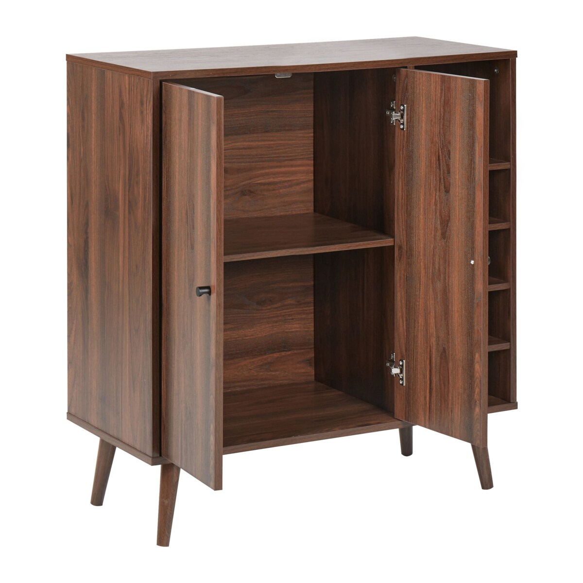 Szafka dwudrzwiowa ciemne drewno TULLAMORE