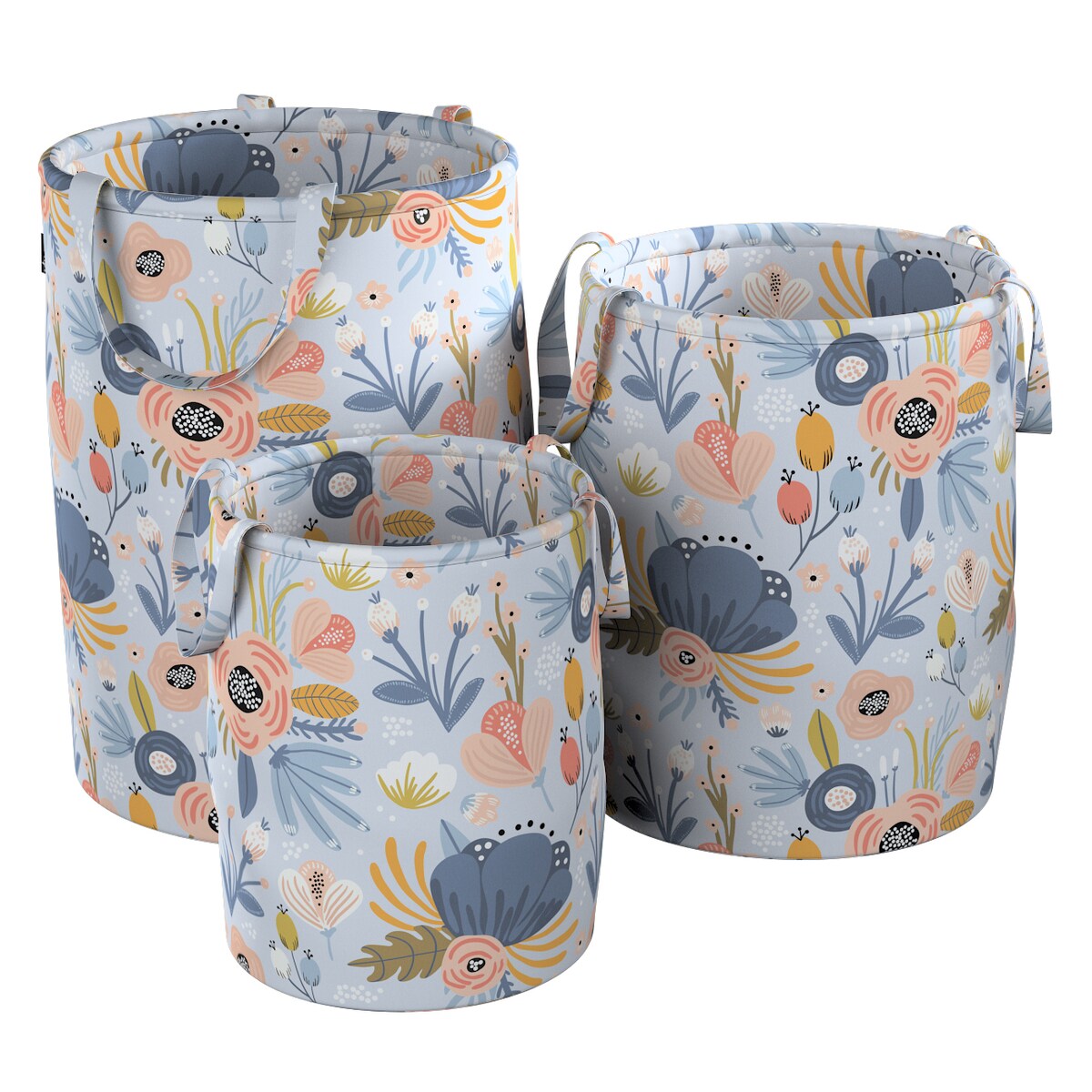 Kosz na zabawki Tobi, niebieski, 30x40cm, Magic Collection