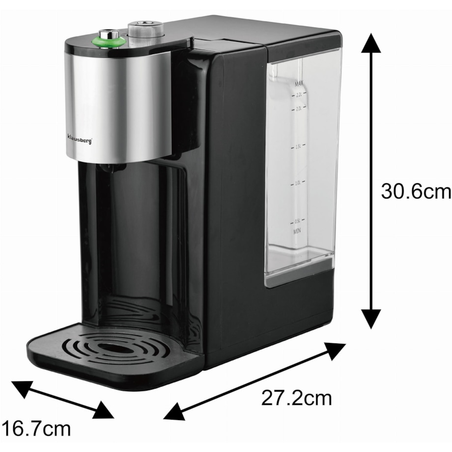 Dozownik dystrybutor podgrzewacz do gorącej wody 2.2L z regulacją temperatury KLAUSBERG