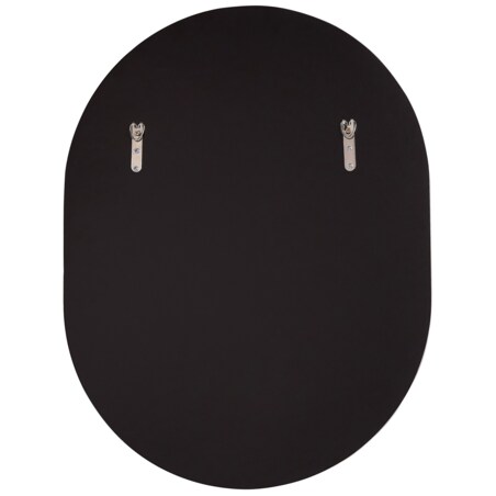 Owalne lustro ścienne 65 x 50 cm efekt marmuru RETY