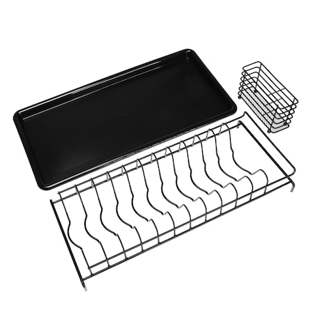 Suszarka do naczyń stojąca czarna 50x24cm KINGHOFF