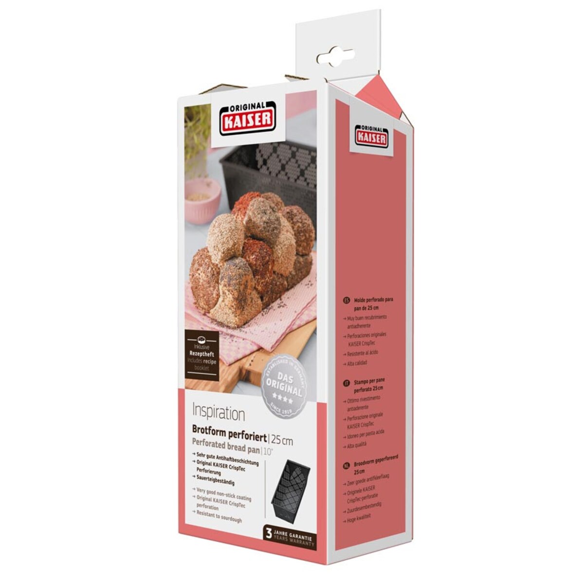 Perforowana forma do chleba Inspiration, 25 x 12 x 7.5 cm, Kaiser