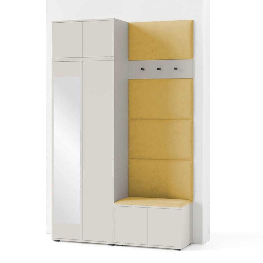 Garderoba Napoli wersja 4 Trinity 18 w kolorze kaszmirowym