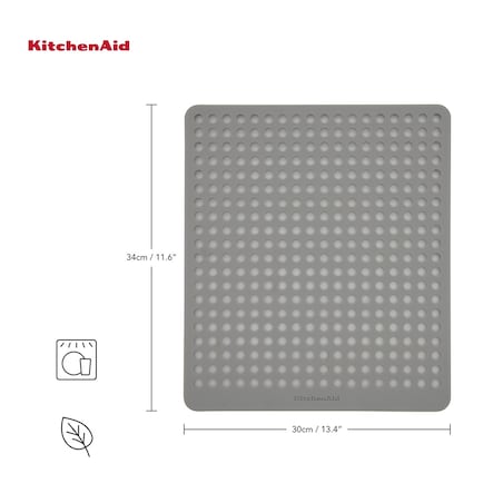 KitchenAid mata silikonowa do zlewu 29 x 34 cm