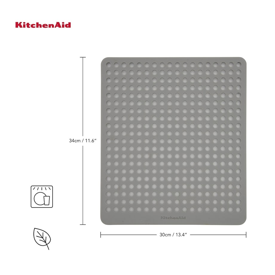 KitchenAid mata silikonowa do zlewu 29 x 34 cm