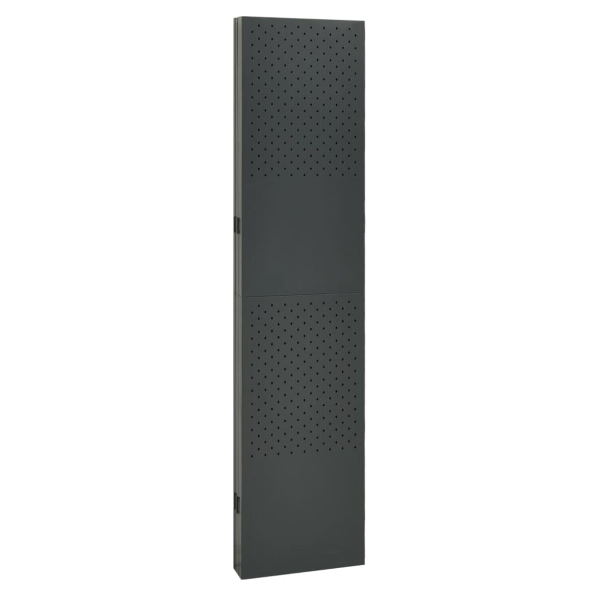 vidaXL Parawany 5-panelowe, 2 szt., antracytowe, 200x180 cm, stalowe