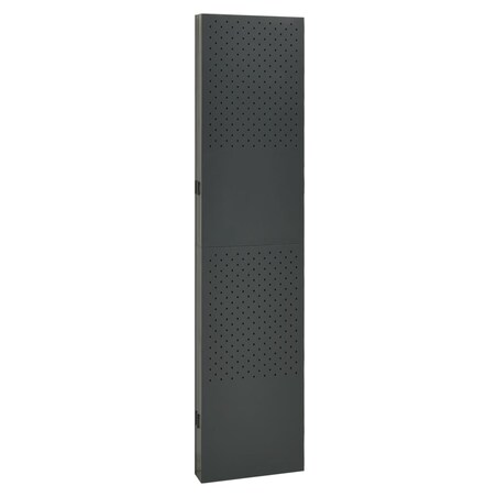 vidaXL Parawany 5-panelowe, 2 szt., antracytowe, 200x180 cm, stalowe