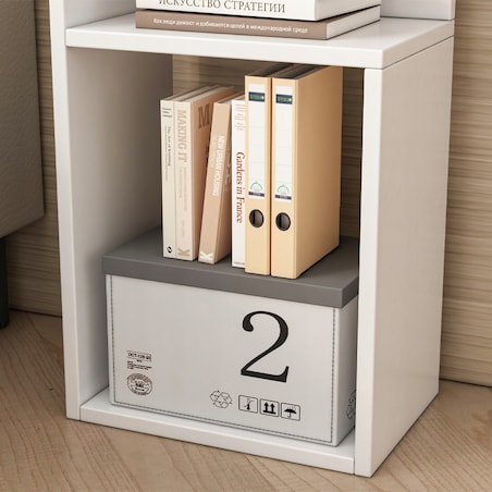 Szafka nocna biała do sypialni stolik loft salonu nowoczesna 50 cm