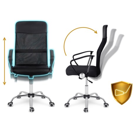 Fotel biurowy premium krzesło biurowe mikrosiatka Sofotel