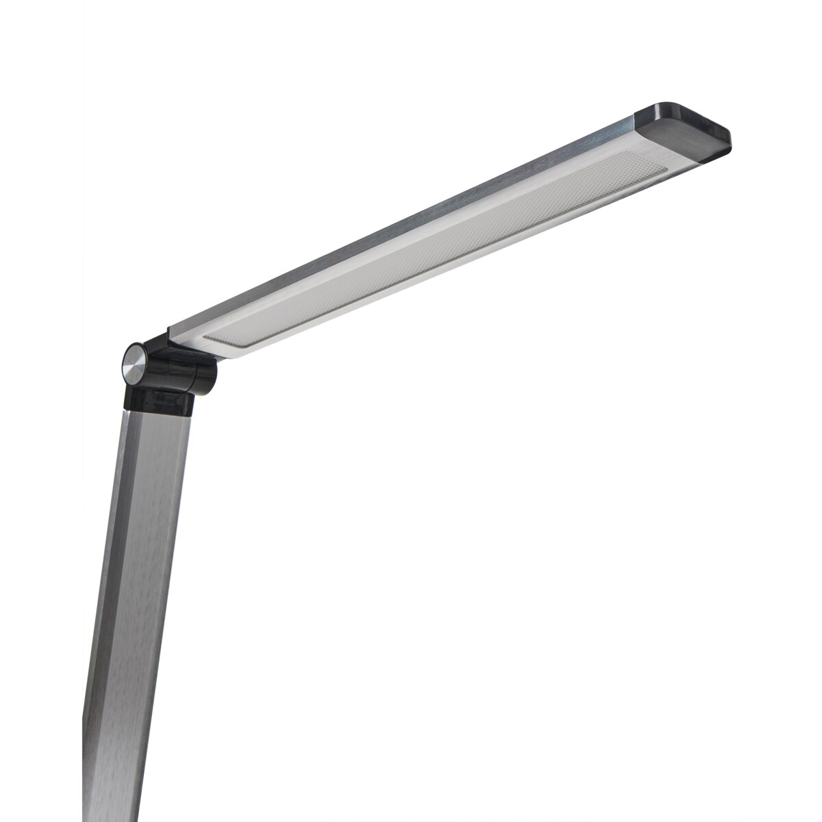 Lampa biurkowa LED ENIF Z ładowarką indukcyjną Srebrny